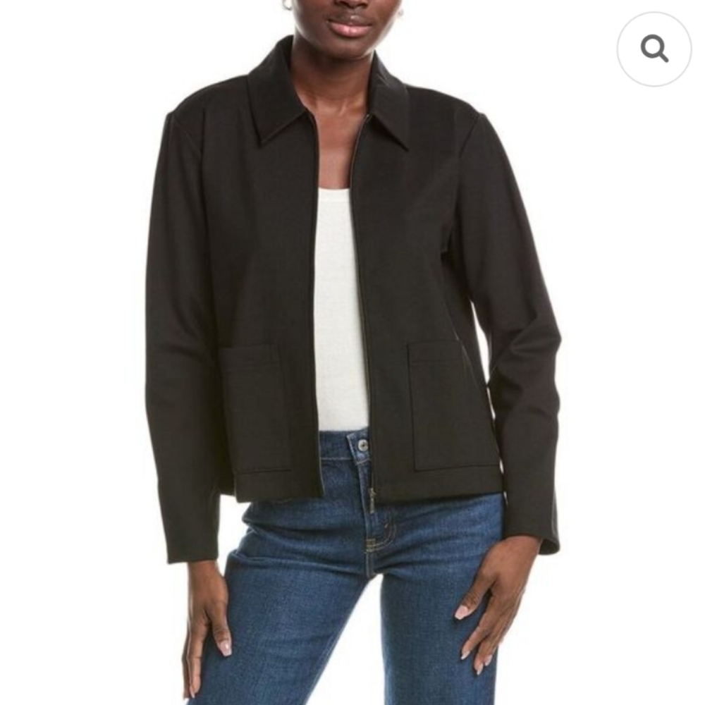 Eileen Fisher Classic Collar Zip Jacket